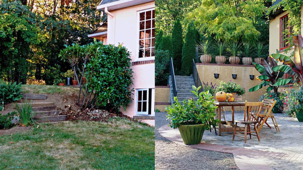 Transform your outdoor space with our specialist landscaping work services.